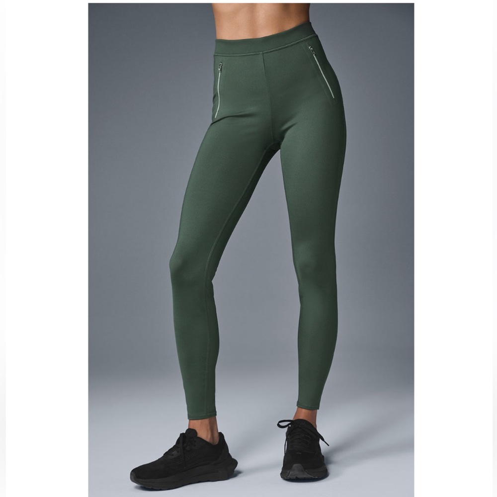 Green High-Waisted Leggings